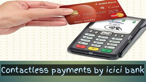 ICICI bank contactless payment